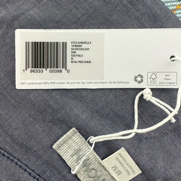 New $168 Outerknown Blanket Shirt! Rare Cumin Rogue Plaid! - Picture 14 of 14